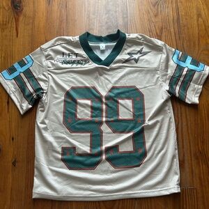 Star Sports Jersey - Green and Cream